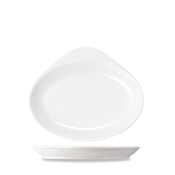 CHURCHILL ALCHEMY FINE CHINA WHITE COOK&SERVE NO.6 OVAL DISH 10OZ