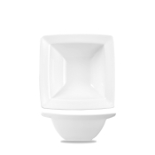CHURCHILL ALCHEMY FINE CHINA WHITE ENERGY SQUARE BOWL 10OZ