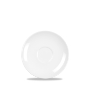 CHURCHILL ALCHEMY FINE CHINA WHITE COUPE TEA SAUCER 6inch