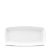CHURCHILL SUPER VITRIFIED BAMBOO WHITE OBLONG PLATE 11.6X5.5inch