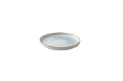 HOMESPUN ACCENTS WALLED PLATE 8.67inch AQUAMARINE