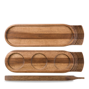 CHURCHILL ART DE CUISINE ACACIA WOOD LARGE TRAY 18.9X5.5inch