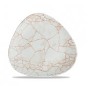 CHURCHILL KINTSUGI CORAL 7 3/4inch TRIANGLE PLATE
