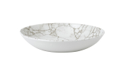CHURCHILL SUPER VITRIFIED STUDIO PRINTS KINTSUGI AGATE GREY COUPE BOWL 40OZ