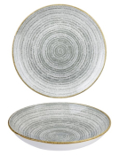 CHURCHILL SUPER VITRIFIED STUDIO PRINTS STONE GREY COUPE BOWL 15OZ