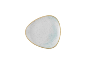 CHURCHILL SUPER VITRIFIED STONECAST ACCENTS DUCK EGG TRIANGULAR PLATE 10.4inch