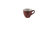 CHURCHILL SUPER VITRIFIED STONECAST PATINA RUST RED ESPRESSO CUP 3.5OZ