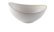 CHURCHILL ALCHEMY STONECAST MELAMINE BARLEY WHITE BUFFET BOWL 158OZ