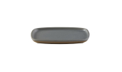 CHURCHILL SUPER VITRIFIED EMERGE SEATTLE GREY RECTANGULAR PLATE 8.7X5.9inch