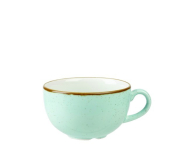 CHURCHILL SUPER VITRIFIED STONECAST DUCK EGG BLUE CAPPUCCINO CUP 16.2OZ