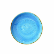 CHURCHILL SUPER VITRIFIED STONECAST CORNFLOWER BLUE COUPE BOWL 15OZ