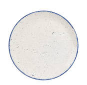 CHURCHILL SUPER VITRIFIED STONECAST HINTS INDIGO BLUE COUPE PLATE 11.3inch