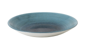 CHURCHILL SUPER VITRIFIED STONECAST AQUEOUS LAGOON COUPE PLATE 8.9inch