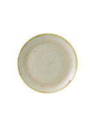 CHURCHILL SUPER VITRIFIED STONECAST NUTMEG CREAM COUPE PLATE 8.5inch