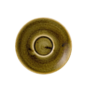 CHURCHILL STONECAST PLUME OLIVE SAUCER 15.6CM X 12