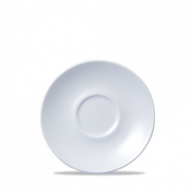 CHURCHILL SUPER VITRIFIED WHITE VELLUM SAUCER 6.1inch