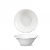 CHURCHILL SUPER VITRIFIED WHITE MEDITERRANEAN SALAD BOWL 17OZ
