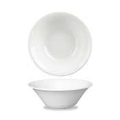 CHURCHILL SUPER VITRIFIED WHITE MEDITERRANEAN SALAD BOWL 28.2OZ