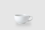 CAFE WHITE CAPPUCCINO CUP 10OZ