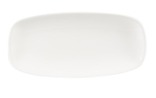 CHURCHILL SUPER VITRIFIED WHITE X SQUARED CHEF'S OBLONG PLATE 10.6X5inch