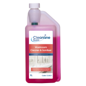 CLEANLINE WASHROOM CLEANER & SANITISER 1L