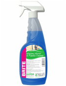 CLOVER BRITE GLASS, MIRROR & PLASTIC CLEANER 750ML