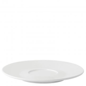 UTOPIA ANTON BLACK FINE CHINA COUPE SAUCER 4.7inch