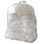 CLEAR REFUSE SACK PREMIUM HEAVY 18 X 29 X 39inch