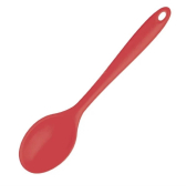 KITCHEN CRAFT SILICONE COOKING SPOON RED 27CM GL350