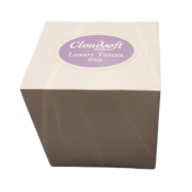 CLOUDSOFT FACIAL TISSUE CUBE 2PLY 70 SHEET X24
