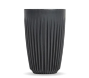 12OZ HUSKEE CHARCOAL CUP INDV PACKAGING NO LID X48