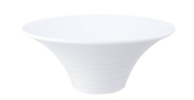 OASIS FLARED BOWL 24CM WHITE