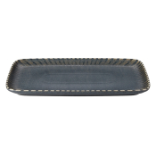 ACADEMY FUSION FLINT RECTANGLE PLATTER 33 X 23CM