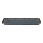 ACADEMY FUSION FLINT RECTANGLE PLATTER 34 X 16CM