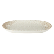 ACADEMY FUSION SCORCHED OVAL PLATTER 33 X 21CM