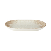 ACADEMY FUSION SCORCHED OVAL PLATTER 28 X 18CM