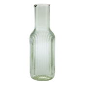 WATER CARAFE & TUMBLERS GREEN DECANTER 800ML
