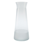 WATER CARAFE & TUMBLERS WHITE FROSTED CARAFE 1,145ML