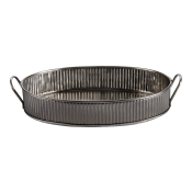 ANTIQUE SILVER RANGE SERVING TRAY ANTIQUE SILVER 31CM