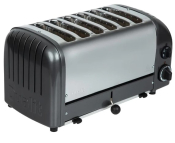 DUALIT BREAD TOASTER 6 SLICE METALLIC CHARCOAL