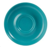 EVOLVE SAUCER FOR COFFEE/TEA 15CM TEAL PACK OF 6