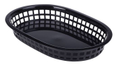 FAST FOOD BASKET BLACK X6 27.5X17.5CM FFB27-B