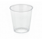PLASTIC SHOT GLASS 2CL