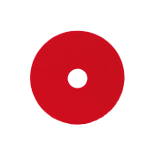 FLOOR PAD 15inch RED