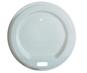 10/12/16OZ COMPOSTABLE SIP-THRU LID PLA WHITE
