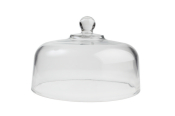 PLAIN GLASS CAKE DOME 260MM X 170MM HIGH 13051