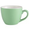 GENWARE PORCELAIN GREEN BOWL SHAPED ESPRESSO CUP 3OZ