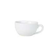 GENWARE PORCELAIN WHITE BOWL SHAPED CUP 8.75OZ
