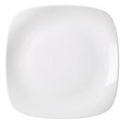 GENWARE WHITE PORCELAIN SQUARE PLATE 9.8inch