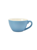 GENWARE PORCELAIN BLUE BOWL SHAPED CUP 12OZ